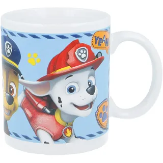STOR Paw Patrol Keramiktasse 325ml - Offiziell Lizenziertes Design - Ideal für Kaffee, Tee und Heißgetränke - für Fans