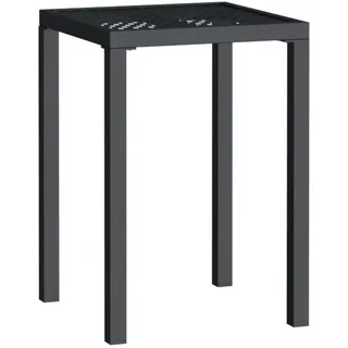 vidaXL Gartentisch 50 x 50 x 72 cm Anthrazit