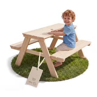 roba Kindersitzgarnitur Outdoor+ - aus Massivholz