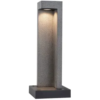 Paulmann Wegeleuchte Edelstahl 27,1 cm IP65 6,8W 200lm Warmweiß schwarz