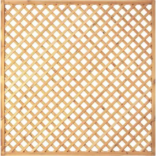 Tetzner & Jentzsch Sichtschutzelement 180 x 180 cm Grün Holz