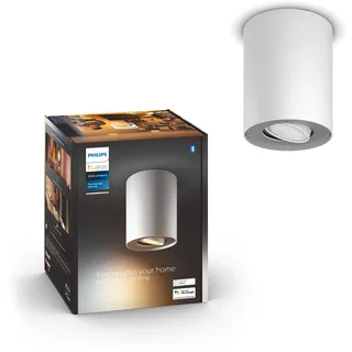 Philips Pillar 1er Spot weiß, GU10, Metall