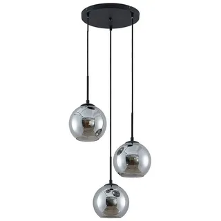 LINDBY Jurian 1 rund grau/Glas