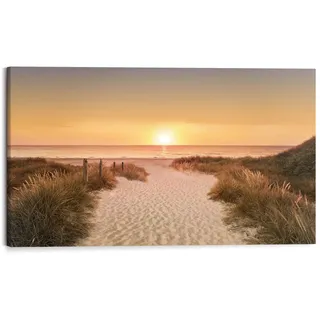 reinders Bild BEACHPATH Sunset, (BHT 118x70x2 cm) - bunt - BHT 118x70x2 cm