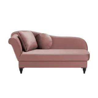 Recamiere   ¦ rosa/pink ¦ Maße (cm): B: 190 H: 92 T: 85.0