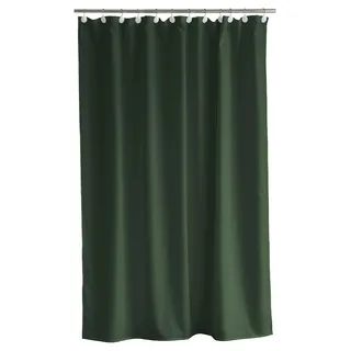 Södahl Comfort Duschvorhang 180x200 cm, Duschvorhang Hochwertig aus 100% Oeko-TEX-Zertifiziertem Polyester, Bad Vorhang, Wasserabweisend, Anti Schimmel, Waschbar, Pine Green (Grün)