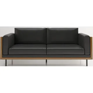 Playboy Couch 3-Sitzer schwarz