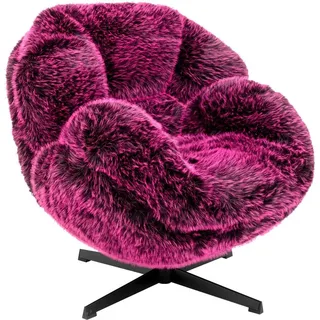 KARE DESIGN Sessel Cutie 71573 Fell Violett Lila