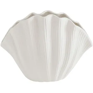 Ginobili Keramikvase im nordischen Stil, Muschelform, Heimdekoration, Tischplatte, künstliche, Pflanzenhalter, Geschirr, Blumenarrangement, einfach zu verwenden
