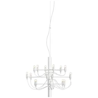 Flos 2097/18 Kronleuchter Clear Bulbs Matt White