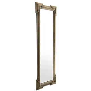 Casa Padrino Luxus Spiegel Antik Messing 85 x H. 220 cm - Designer Wandspiegel