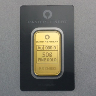 Goldbarren 50g Rand Refinery Elefanten-Motiv