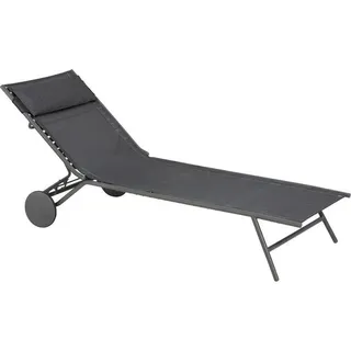 Lafuma Miami II Sonnenliege 198 x 70 x 30 cm Grau