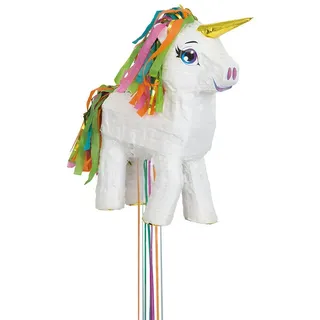 Unique Kostüm Einhorn-Piñata weiß