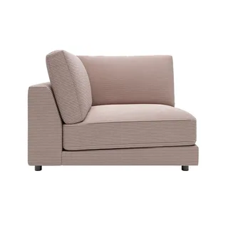 jette home Element Ecke in Cord Sila ¦ rosa/pink ¦ Maße (cm): B: 120 H: 85 T: 125.0