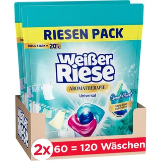Weißer Riese Universal Trio-Caps Vollwaschmittel 120 WL