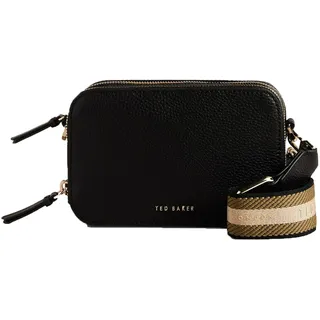 Ted Baker Damen Stunna-Mini Webbing Crossbody Bag Umhängetasche, Black