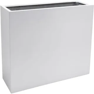 VIVANNO Pflanzkübel Raumteiler ELEMENTO Fiberglas Weiß 88x30x75 cm (1 St), 88x30x75 cm weiß 198 l | 88 cm x 75 cm x 30 cm