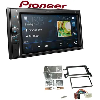 Pioneer Autoradio Bluetooth Touchscreen USB für Suzuki Grand Vitara II black
