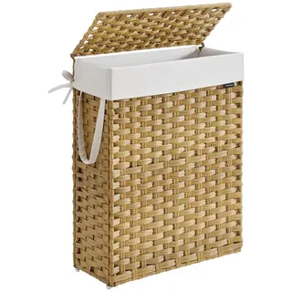 Songmics Wäschekorb 55 L aus synthetischem Rattan