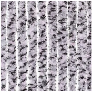 Moritz Türvorhang Flauschvorhang 90 x 220 cm pink/grau/schwarz meliert (1 St), Hakenaufhängung, Chenille Vorhänge Camping Türvorhang Wohnwagen Wohnmobil Zubehör