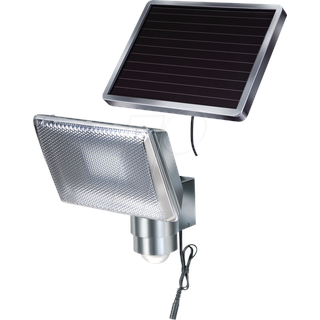 SOLAR LED SOL AL - LED-Solarleuchte, Strahler, mit Bewegungsmelder, silber, IP44