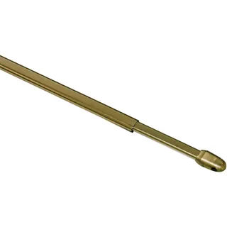 GARDINIA Vitragestange 1-läufig 100-160cm gold