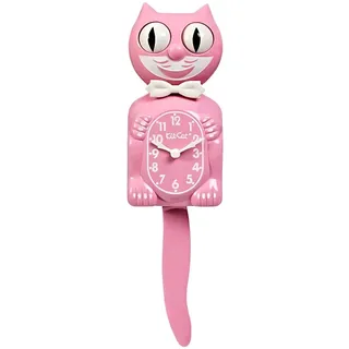 Kit-Cat Klock Wanduhr, Satin, Rosa