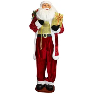 Christmas Paradise Weihnachtsmann XXL Deko Figur 230 cm (Weihnachtsmann, 1 St., Weihnachtsdeko), rot, lebensgroß rot