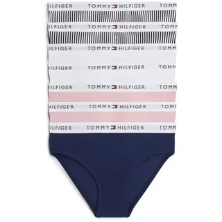 Tommy Hilfiger Underwear Bikinislip 7PK BIKINI PRINT (Packung, 7-St., 7er) mit Logobund bunt 152/158