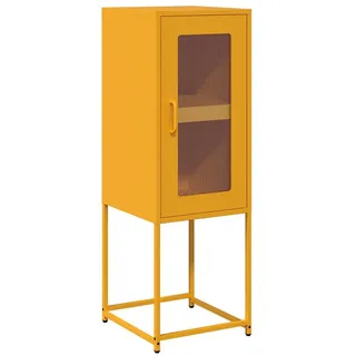 vidaXL Sideboard 36 x 39 x 107 cm Senfgelb