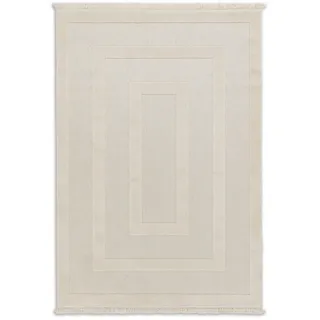 Schöner Wohnen Webteppich 80 x 150 cm Creme