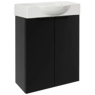 FACKELMANN Badmöbel-Set Badmöbel-Set, Waschtisch-Kombination, Badezimmermöbel, Gäste-WC Set