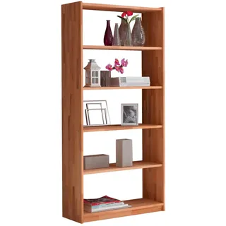TICAA Standregal Simon 80 x 31 x 179 cm Braun