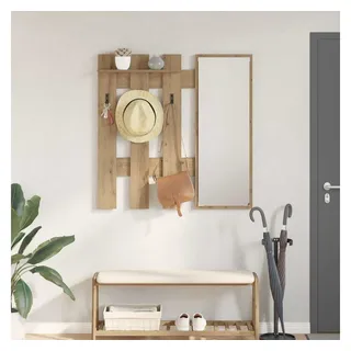 vidaXL Garderobe 100 x 10 x 100 cm Eiche