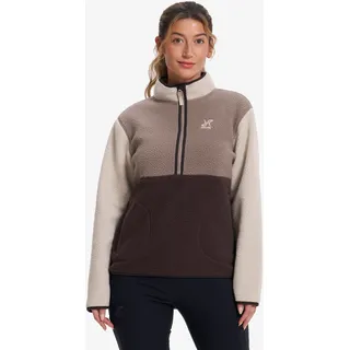 Canyon Half-zip Pile Fleece Damen Seal Brown/Peyote, Größe:2XL - Damen > Oberteile > Fleece & Midlayers - Braun