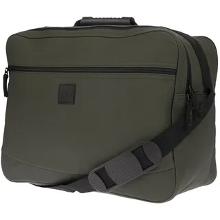 Christian Wippermann Arbeitstasche Herren Querformat - Große Umhängetasche 40x30x18 cm, 595g Leicht - Wasserabweisend Polyester - Verstellbarer Gurt bis 140 cm, Für DIN-A4 - Strapazierfähig Olive - L