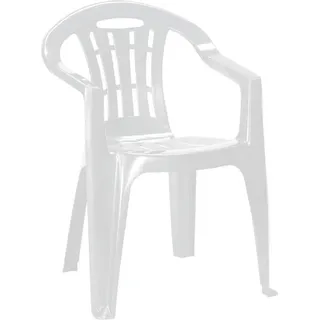 Kunststoffstuhl Keter Mallorca weiß - Weiß