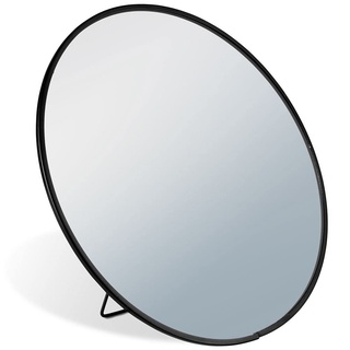 Vilde Spiegel Spieglein Standspiegel Kosmetikspiegel Schminkspiegel stehend aus Metall schwarz 20 cm