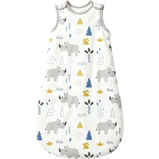 Mosebears Baby Winter Schlafsack Kinderschlafsack 2.5 Tog Schlafsack aus 100% Baumwolle Verschiedene Größen von der Geburt bis zum Alter von 24 Monaten Ganzjährig