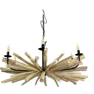 Licht-Erlebnisse Bangkok 1-flg. E14 60 cm Treibholz Metall