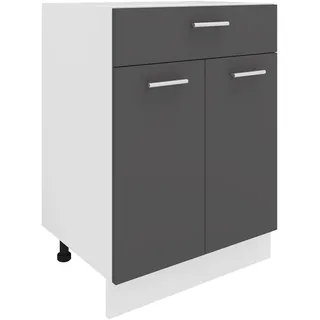 VCM Unterschrank Esilo 60 x 46 x 82 cm Grau