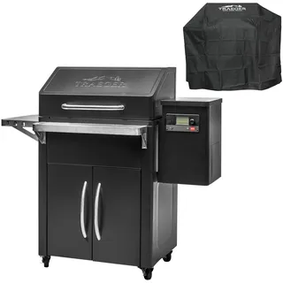 Traeger Silverton 620 Pelletgrill mit 9 kg Pellettank inkl. Abdeckhaube