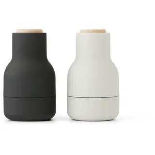 Audo Bottle Grinder Gewürzmühle 11 cm Ash/Carbon befüllt