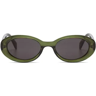 KOMONO Ana Fern Unisex Oval Bio-Nylon-Sonnenbrille für Damen und Herren mit UV-Schutz und kratzfesten Gläsern - Einheitsgröße