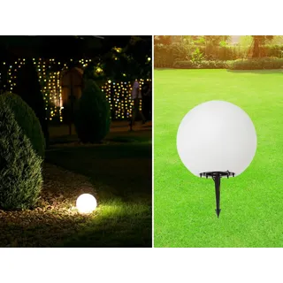 LED Kugelleuchte für den Garten Strom Ø38cm Dekokugel Beetleuchte Weglampen IP65