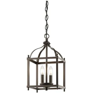 Elstead Lighting Larkin 2-flg. E14 30 cm bronze