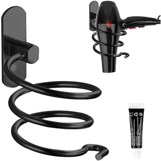 Fousenuk Haartrocknerhalter, Föhnhalter Haartrockner Halterung, Aluminium
