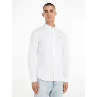 Tommy Hilfiger Slim Stretch Oxford Langarmhemd White S