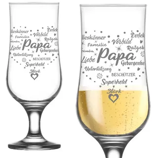 Geburtstagsfee Bierglas Graviertes Bierglas für Gute Laune, personalisiertes Geschenk & Gravur